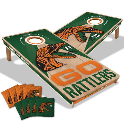 Florida A&M Rattlers 2x4 Slogan Series Cornhole Boards