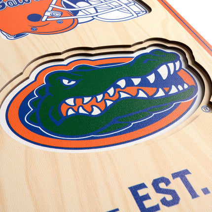 Florida Gators 8x32 3D Stadium Banner