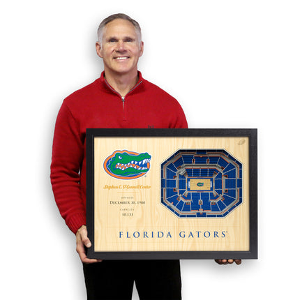 Florida Gators 25-Layer StadiumViews 3D Wall Art