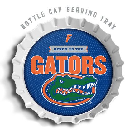 Florida Gators Bottle Cap Serving Tray