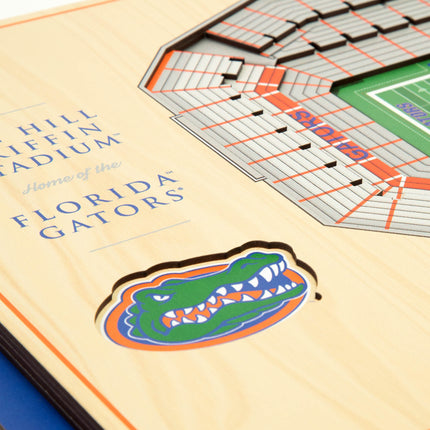 Florida Gators 5-Layer 3D StadiumView Wall Art