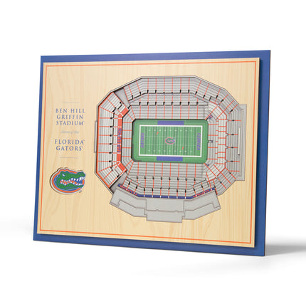 Florida Gators 5-Layer 3D StadiumView Wall Art
