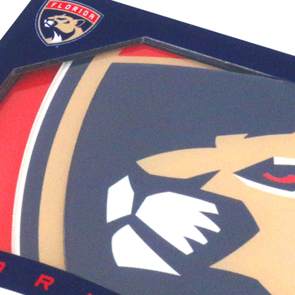 Florida Panthers 3D Logo Series Coasters