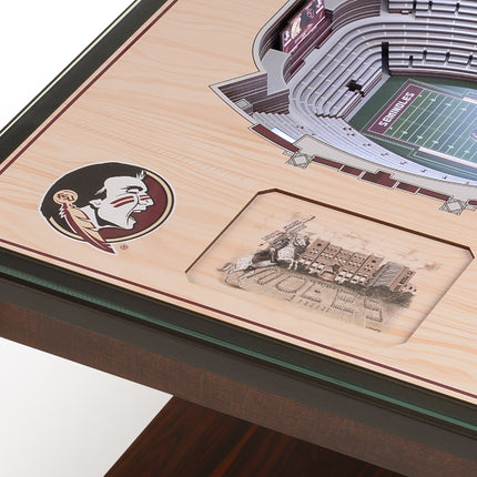Florida State Seminoles 25-Layer StadiumView End Table