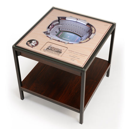 Florida State Seminoles 25-Layer StadiumView End Table