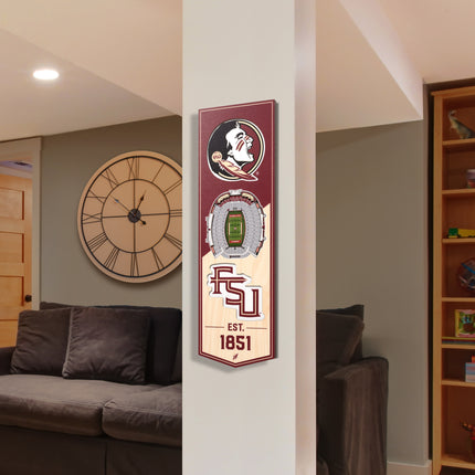 Florida State Seminoles 3D Stadium 6x19 Banners