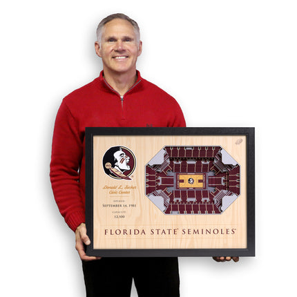 Florida State Seminoles 25-Layer StadiumViews 3D Wall Art