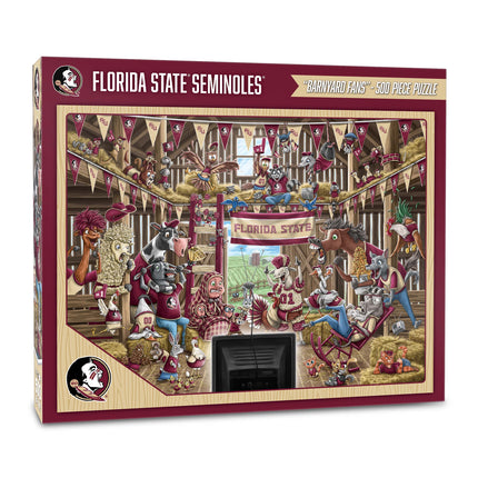 Florida State Seminoles Barnyard Fans Puzzle - 500 PC