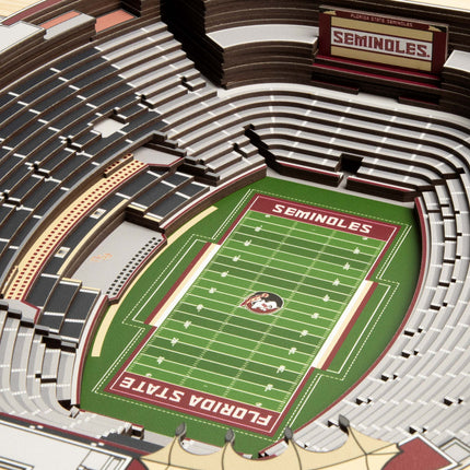 Florida State Seminoles 25-Layer StadiumViews 3D Wall Art