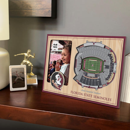 Florida State Seminoles 3D StadiumView Picture Frame