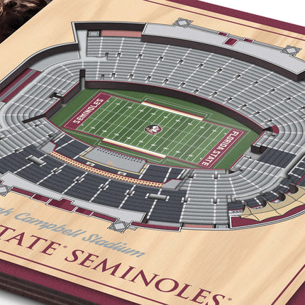 Florida State Seminoles 3D StadiumView Picture Frame