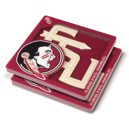 Florida State Seminoles 3D Logo Series Coasters