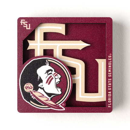 Florida State Seminoles 3D Logo Series Magnet