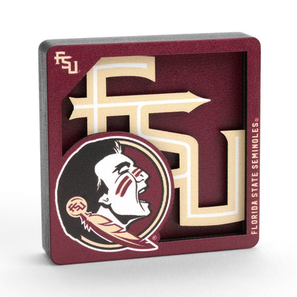 Florida State Seminoles 3D Logo Series Magnet