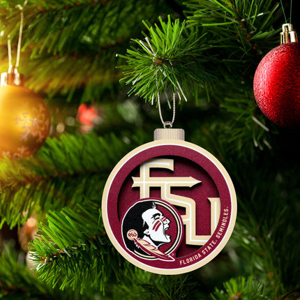 Florida State Seminoles 3D Logo Series Ornament