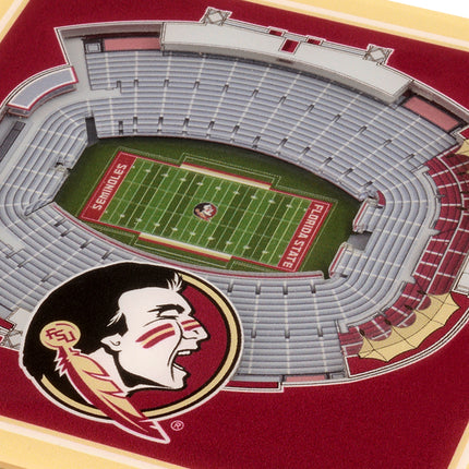 Florida State Seminoles 3D Stadium View Coasters