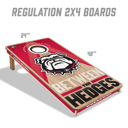 Georgia Bulldogs 2x4 Slogan Series Cornhole Boards