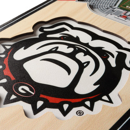 Georgia Bulldogs 3D Stadium 6x19 Banners