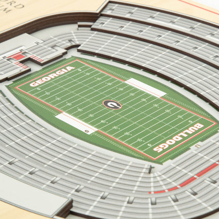 Georgia Bulldogs 5-Layer 3D StadiumView Wall Art