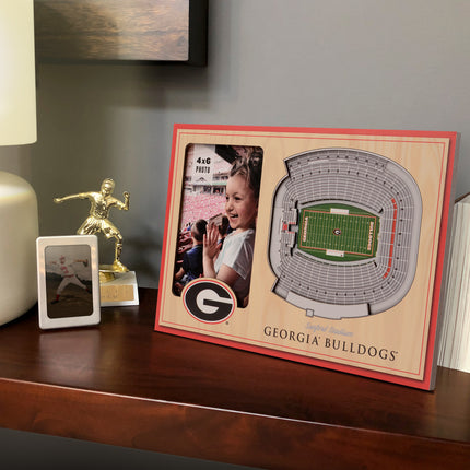 Georgia Bulldogs 3D StadiumView Picture Frame