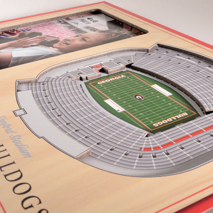 Georgia Bulldogs 3D StadiumView Picture Frame