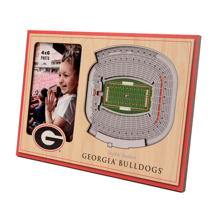 Georgia Bulldogs 3D StadiumView Picture Frame
