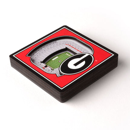 Georgia Bulldogs 3D StadiumView Magnets