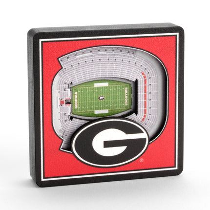 Georgia Bulldogs 3D StadiumView Magnets