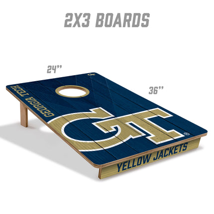 Georgia Tech Yellow Jackets 2x3 Cornhole