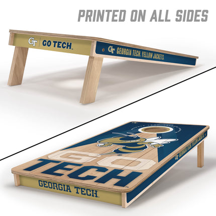 Georgia Tech Yellow Jackets 2x4 Slogan Series Cornhole Boards