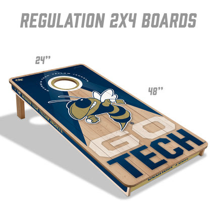 Georgia Tech Yellow Jackets 2x4 Slogan Series Cornhole Boards