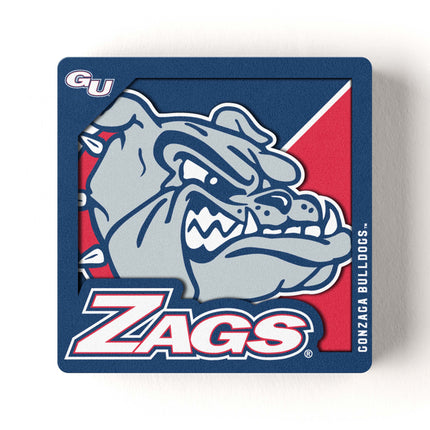 Gonzaga Bulldogs 3D Logo Series Magnet
