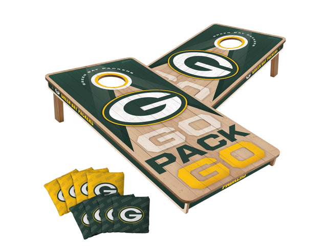 Green Bay Packers Cornhole Boards 2x4 Slogan Series