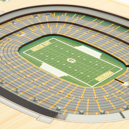 Green Bay Packers 5-Layer 3D StadiumView Wall Art