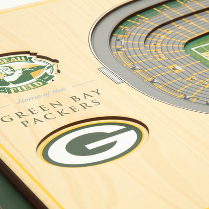 Green Bay Packers 5-Layer 3D StadiumView Wall Art