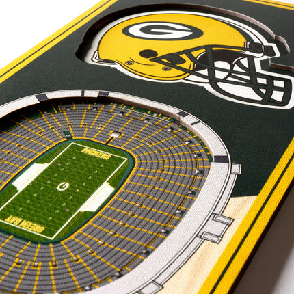 Green Bay Packers 3D Stadium 6x19 Banners