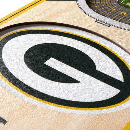 Green Bay Packers 3D Stadium 6x19 Banners