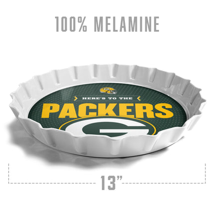 Green Bay Packers Bottle Cap Serving Tray