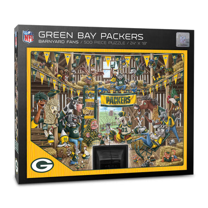 Green Bay Packers Barnyard Fans Puzzle - 500 PC