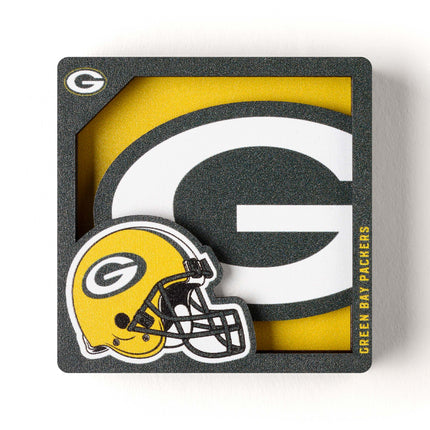 Green Bay Packers 3D Logo Series Magnet