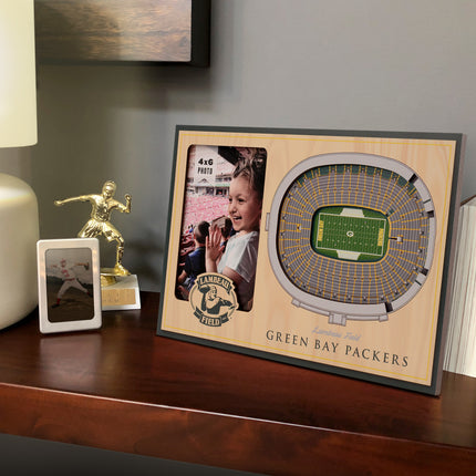 Green Bay Packers 3D StadiumView Picture Frame