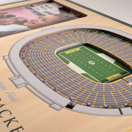 Green Bay Packers 3D StadiumView Picture Frame
