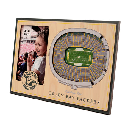 Green Bay Packers 3D StadiumView Picture Frame