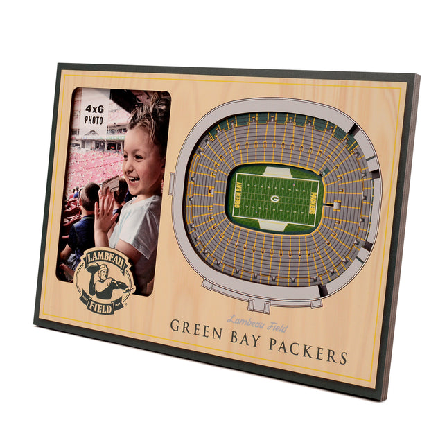 Green Bay Packers 3D StadiumView Picture Frame