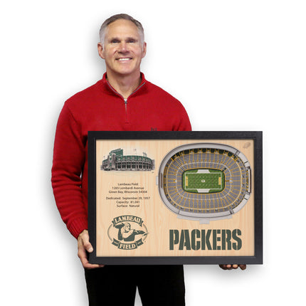 Green Bay Packers 25 Layer Stadium Art