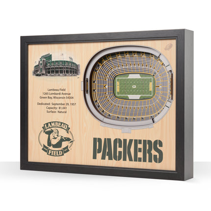 Green Bay Packers 25 Layer Stadium Art