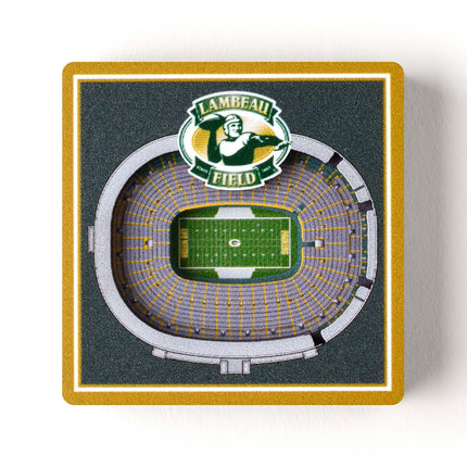 Green Bay Packers 3D StadiumView Magnets