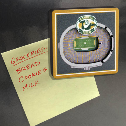 Green Bay Packers 3D StadiumView Magnets