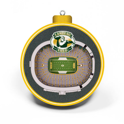 Green Bay Packers 3D StadiumView Ornaments