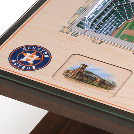 Houston Astros 25-Layer StadiumView End Table